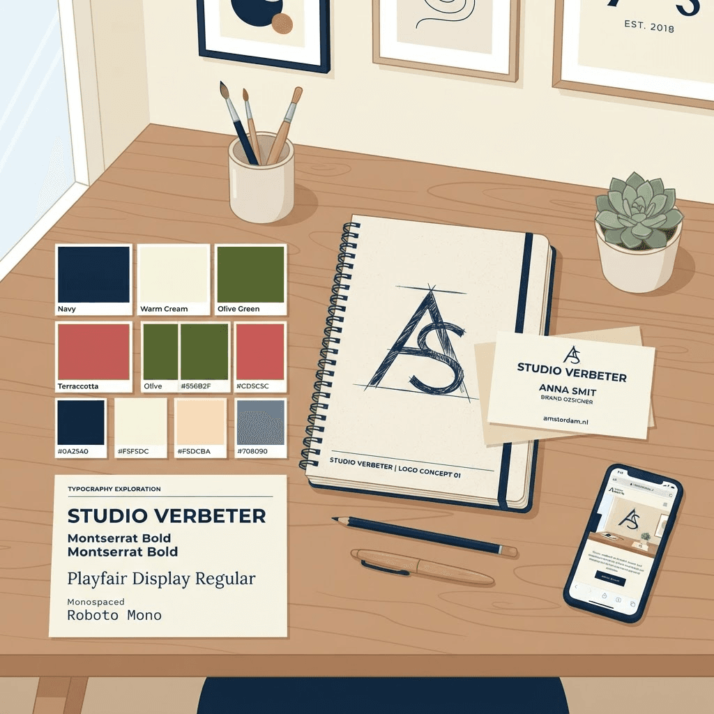Huisstijl, logo-ontwerp en drukwerk door De Website Winkel